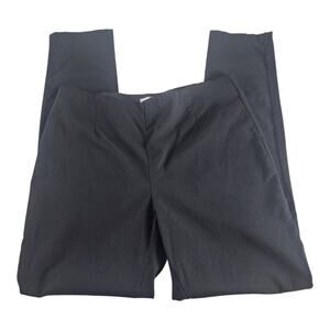 Calvin Klein Black Pullon Skinny Dress Pantd Elastic Waist Women's Size 10